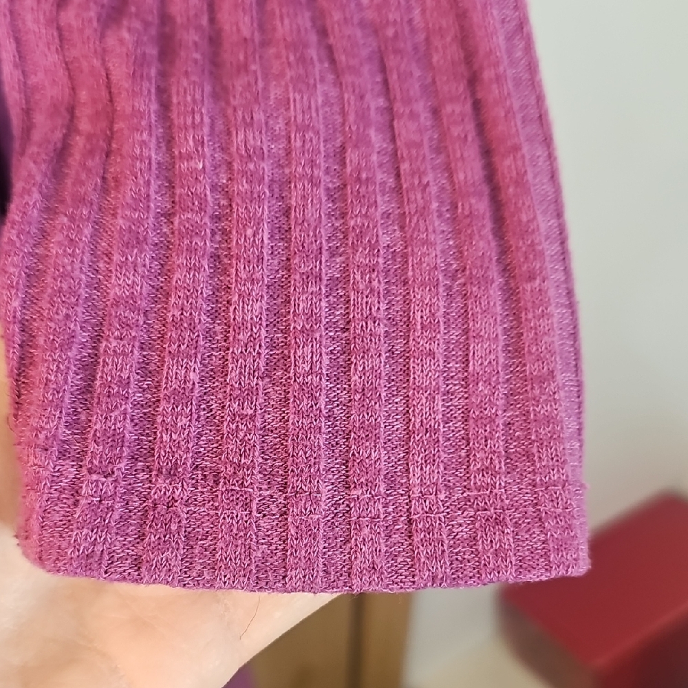 LuLaRoe Purple Ribbed Open Cardigan - Picture 4 of 11